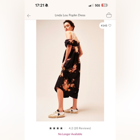 Floral Free People Dress - Picture 4 of 4